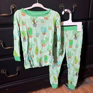Little Sleepies Pajama Set Succulent Love